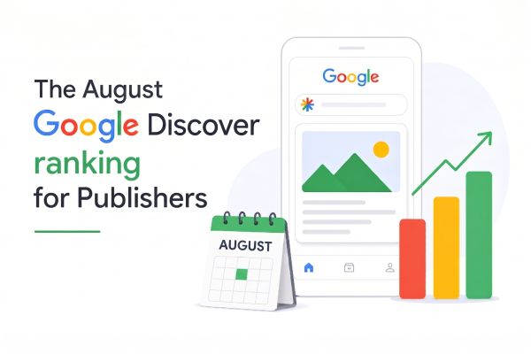 Google Discover Publisher Rankings in August 2026: winners, losers, and major shifts