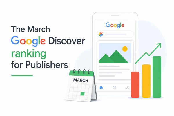 Google Discover Publisher Rankings in March 2026: winners, losers, and major shifts